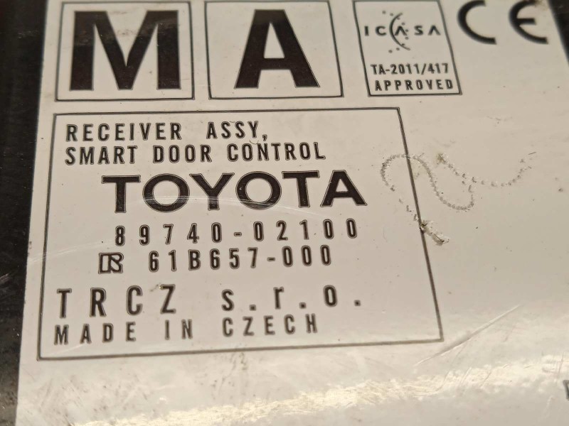 Recambio de modulo electronico para toyota auris 1.8 16v (híbrido) referencia OEM IAM 8974002100  