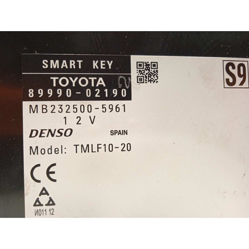 Recambio de modulo electronico para toyota auris 1.8 16v (híbrido) referencia OEM IAM 8999002190  MB2325005961