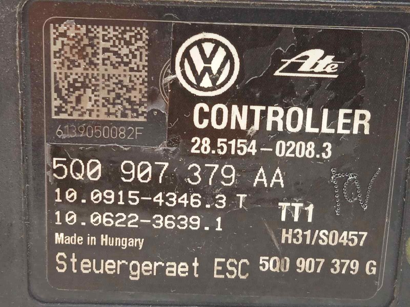 Recambio de abs para audi a3 sportback (8va) ambiente referencia OEM IAM 5Q0614517T 5Q0907379AA 10022003734