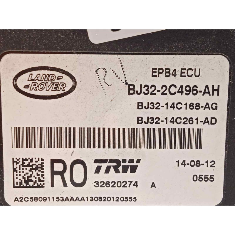 Recambio de modulo electronico para land rover evoque pure referencia OEM IAM BJ322C496AH  LR035288