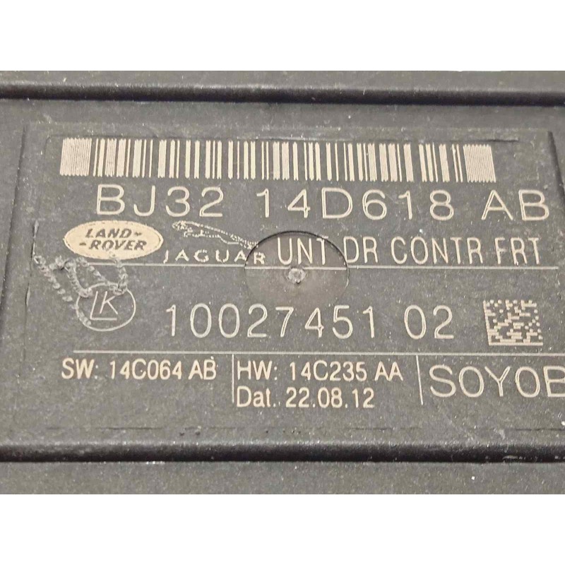 Recambio de modulo confort para land rover evoque pure referencia OEM IAM BJ3214D618AB  LR028518
