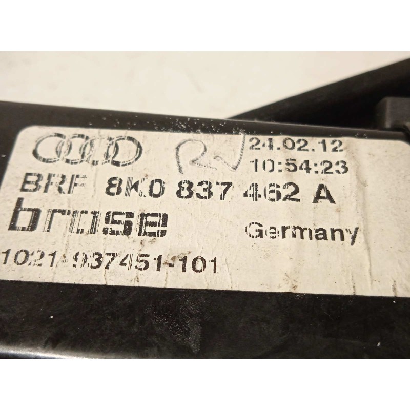 Recambio de elevalunas delantero derecho para audi a4 ber. (b8) básico referencia OEM IAM 8K0837462A  8K0959802A