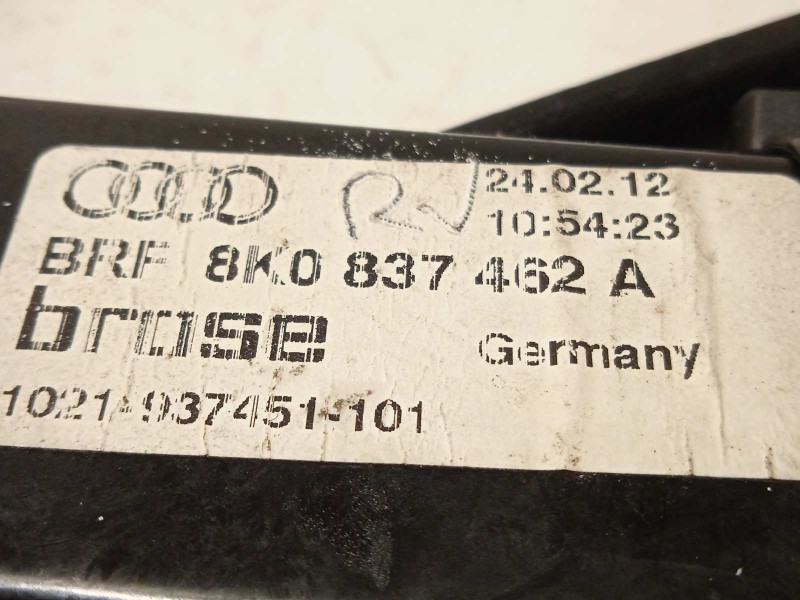 Recambio de elevalunas delantero derecho para audi a4 ber. (b8) básico referencia OEM IAM 8K0837462A  8K0959802A