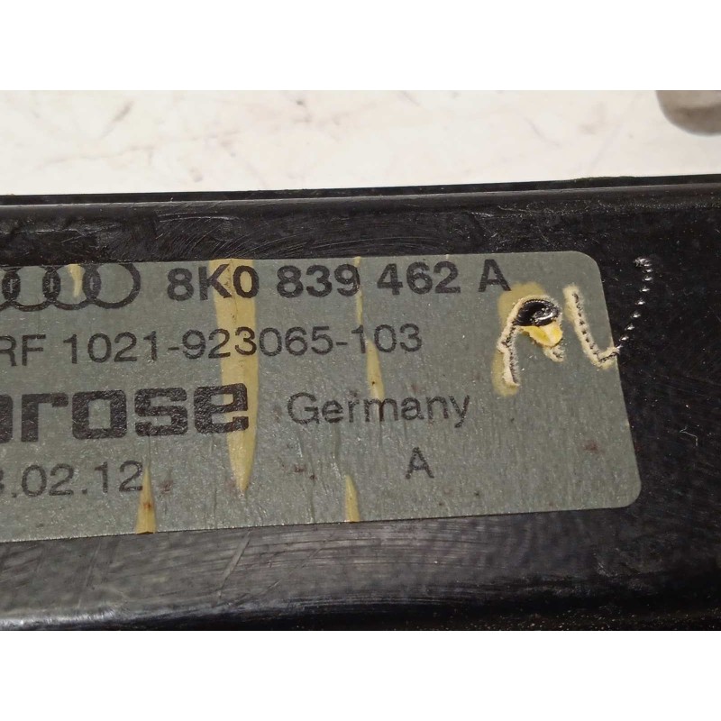 Recambio de elevalunas trasero derecho para audi a4 ber. (b8) básico referencia OEM IAM 8K0839462A  8K0959812A