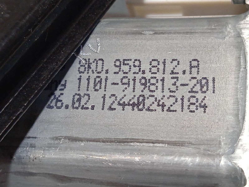Recambio de elevalunas trasero derecho para audi a4 ber. (b8) básico referencia OEM IAM 8K0839462A  8K0959812A