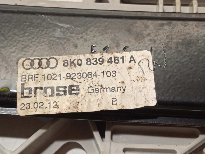 Recambio de elevalunas trasero izquierdo para audi a4 ber. (b8) básico referencia OEM IAM 8K0839461A  8K0959811A