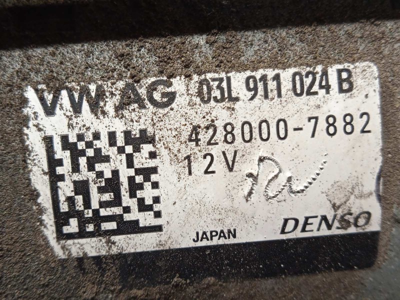 Recambio de motor arranque para audi a4 ber. (b8) básico referencia OEM IAM 03L911024B  4280007882