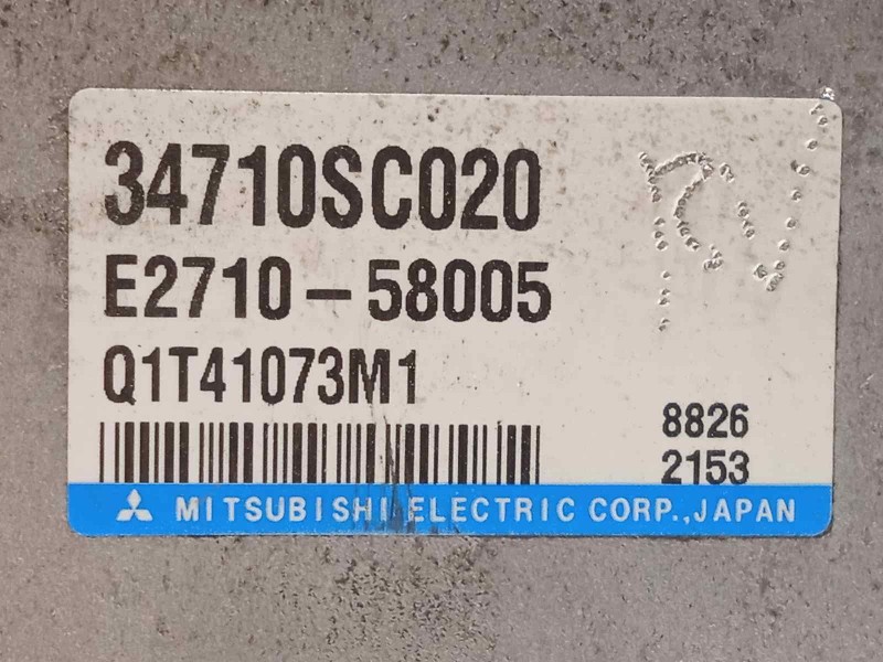 Recambio de centralita direccion para subaru forester s12 2.0 diesel cat referencia OEM IAM 34710SC020  