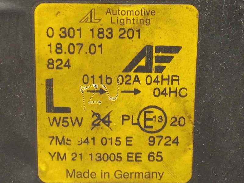 Recambio de faro izquierdo para ford galaxy (vy) trend referencia OEM IAM 7M5941015E YM2113005EE65 0301183201