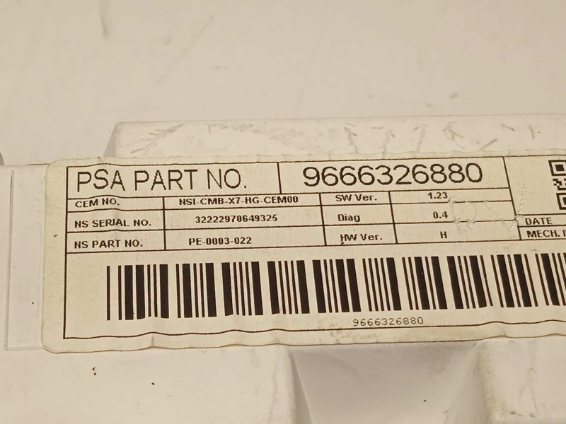 Recambio de cuadro instrumentos para citroën c5 station wagon exclusive referencia OEM IAM 9666326880  