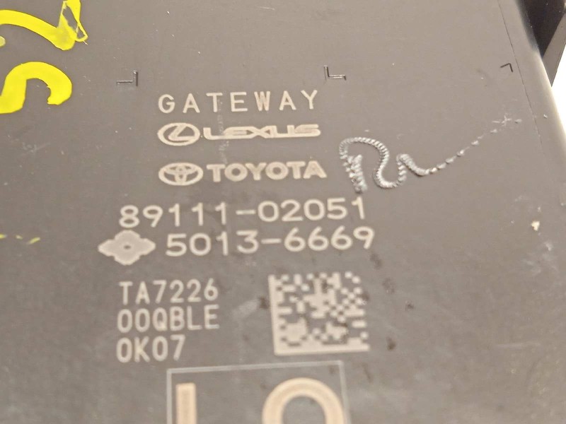 Recambio de modulo electronico para toyota c-hr referencia OEM IAM 8911102051  