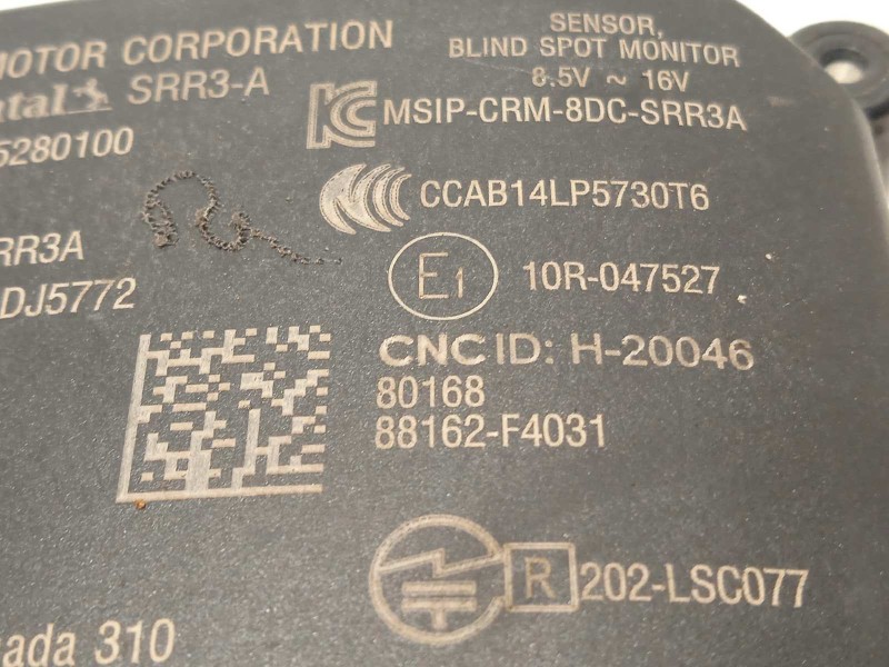 Recambio de sensor para toyota c-hr referencia OEM IAM 88162F4031  