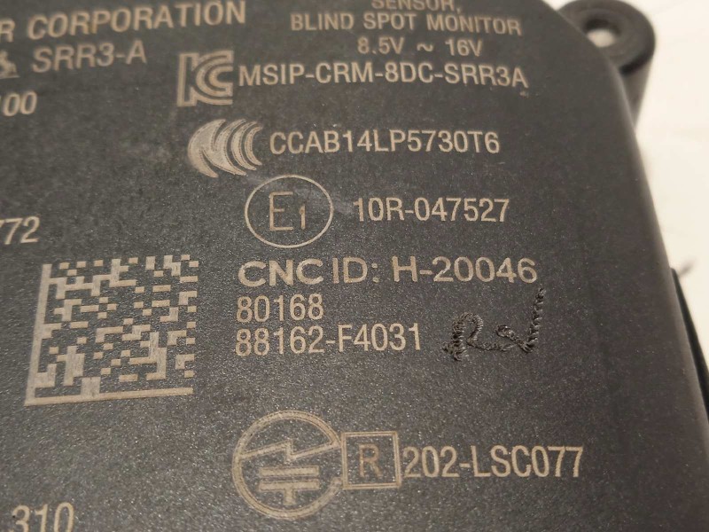 Recambio de sensor para toyota c-hr referencia OEM IAM 88162F4031  