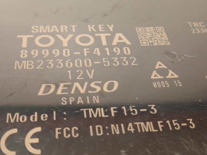Recambio de modulo electronico para toyota c-hr referencia OEM IAM 89990F4190  
