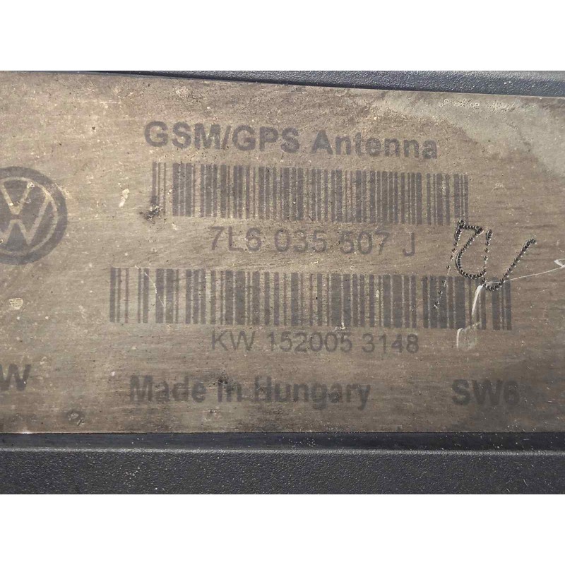 Recambio de antena para volkswagen touareg (7la) tdi r5 referencia OEM IAM 7L6035507J  