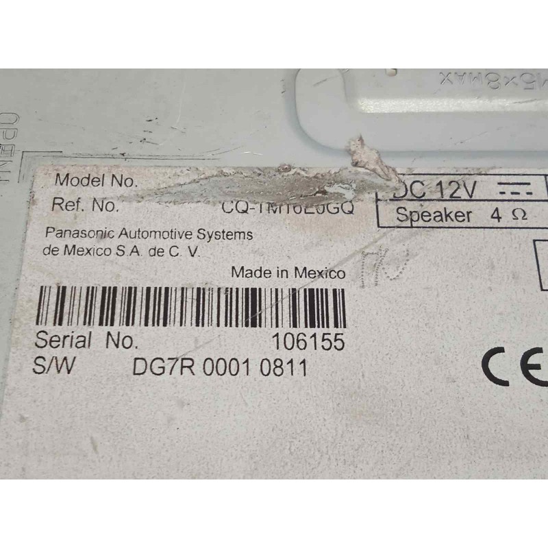 Recambio de modulo electronico para mazda 2 lim. () 1.5 16v cat referencia OEM IAM DG7R66DRX  CQTM16E0CX