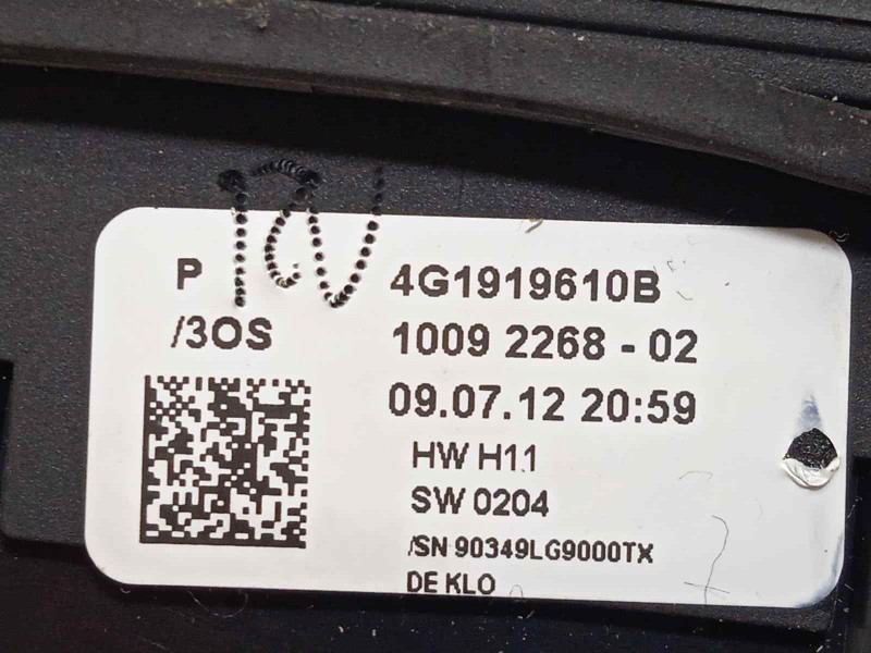 Recambio de mando multifuncion para audi a6 lim. (4g2) 3.0 v6 24v tfsi referencia OEM IAM 4G1919610B  