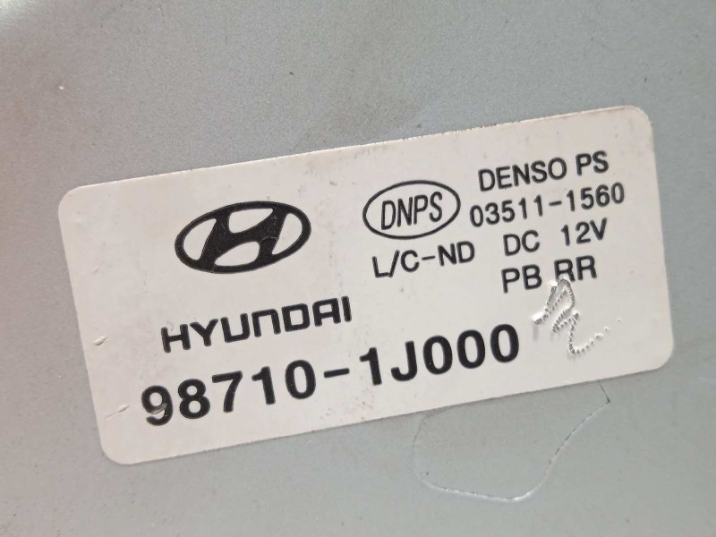 Recambio de motor limpia trasero para hyundai i20 comfort referencia OEM IAM 987101J000  035111560