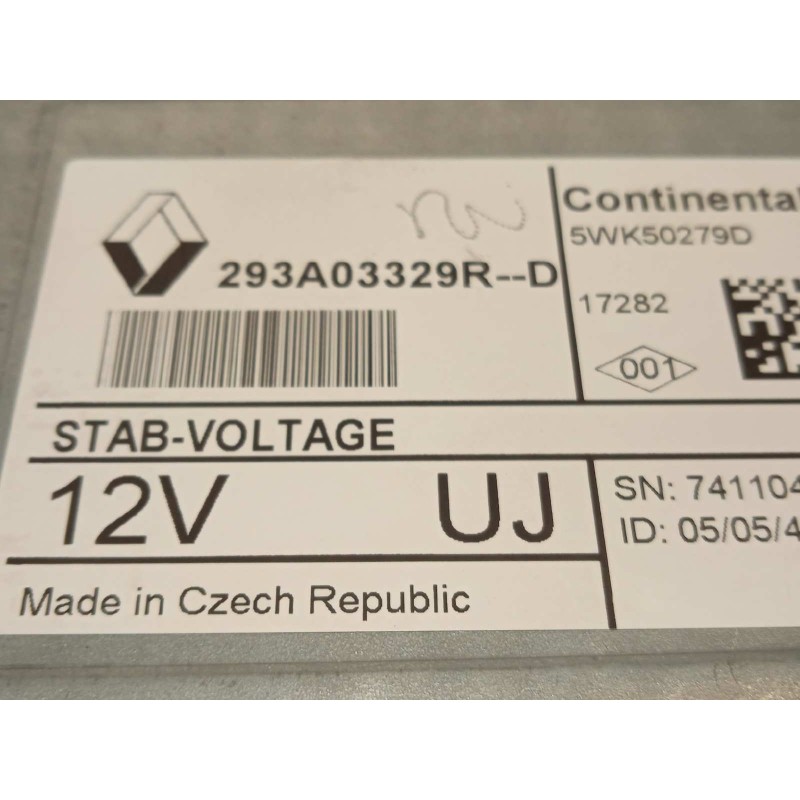 Recambio de modulo electronico para renault kangoo profesional referencia OEM IAM 293A03329R  