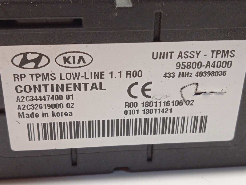 Recambio de modulo electronico para kia carens ( ) basic referencia OEM IAM 95800A4000  
