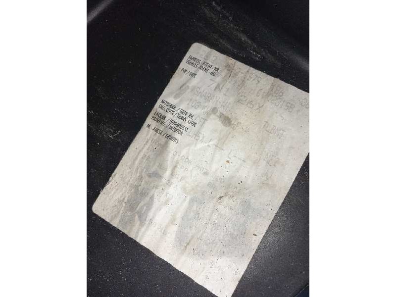 volkswagen sharan (7n1) del año 2011