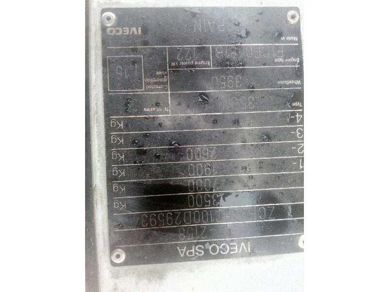 iveco daily caja cerrada (1999 =>) del año 2006