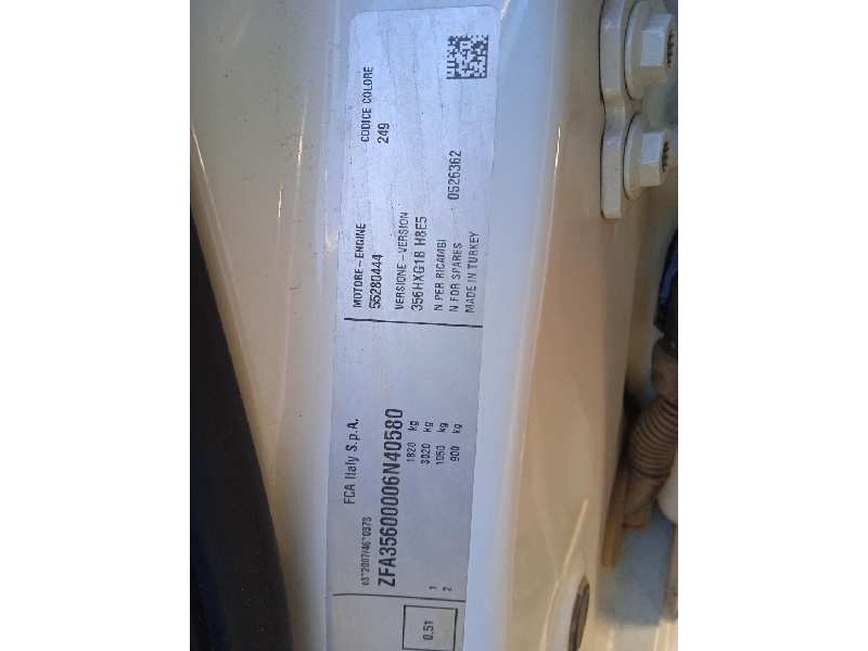 fiat tipo ii (357) berlina del año 2019