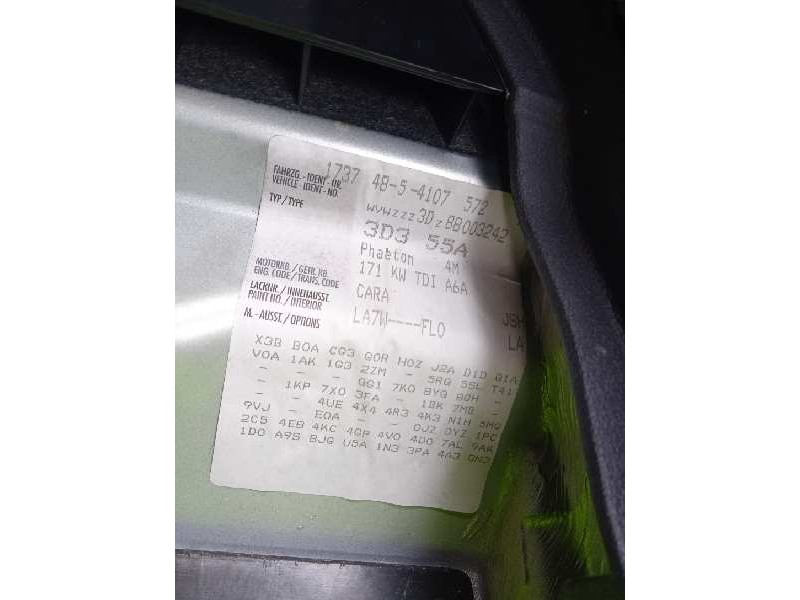 volkswagen phaeton (3d3/3d7) del año 2008