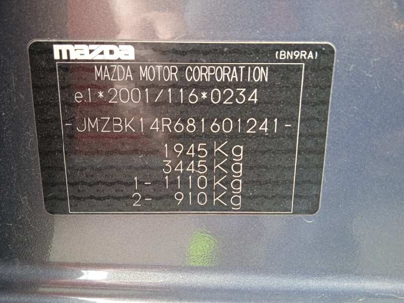 mazda 3 berlina (bk) del año 2008