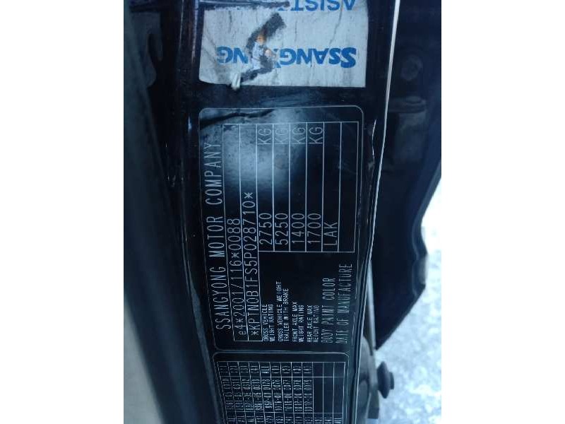 ssangyong rodius del año 2006