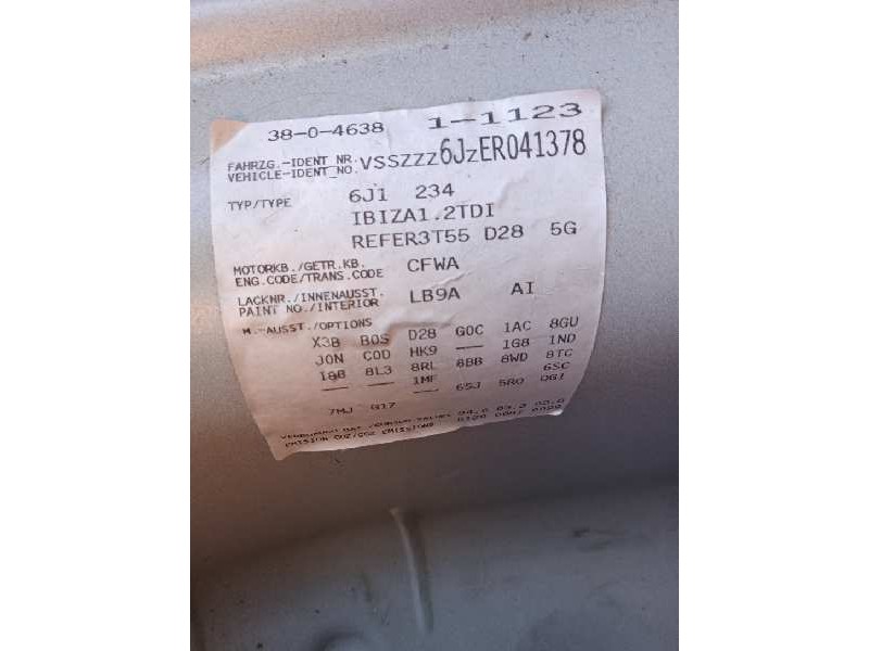 seat ibiza sc (6j1) del año 2013