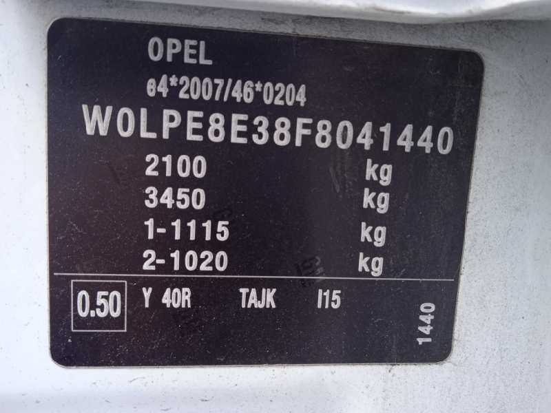 opel astra j sports tourer del año 2015