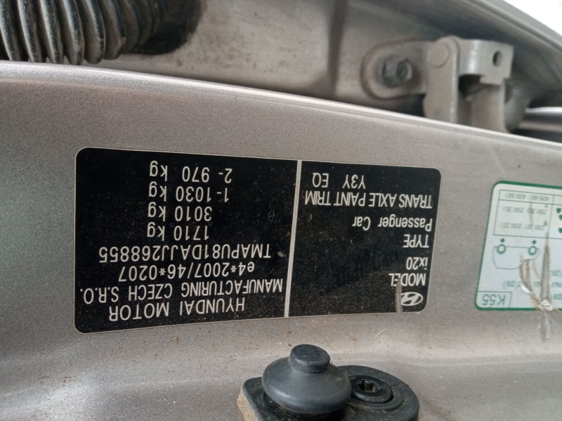 hyundai ix20 del año 2017