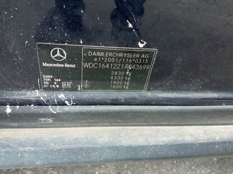 mercedes-benz clase m (w164) del año 2005