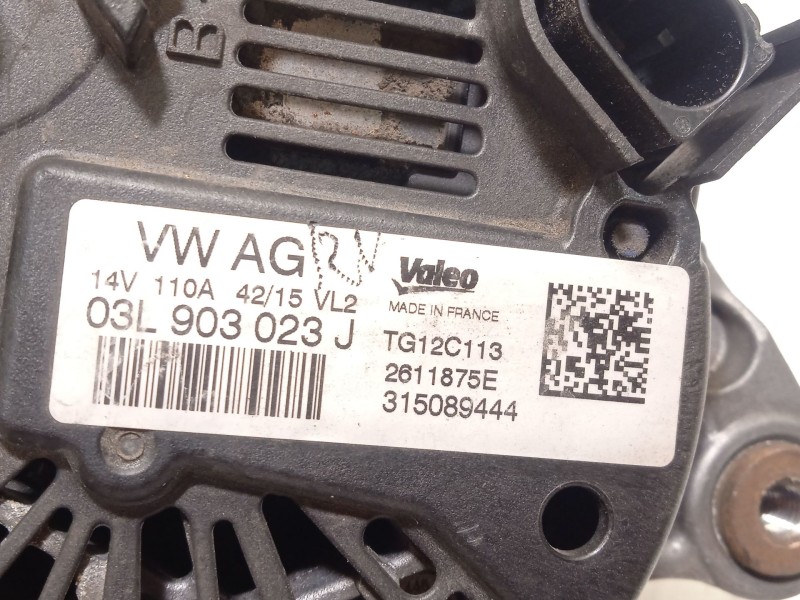Recambio de alternador para seat leon st (5f8) x-perience 4drive referencia OEM IAM 03L903023J  