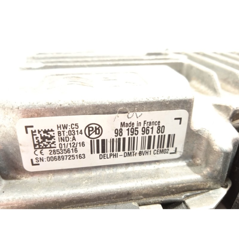 Recambio de modulo electronico para peugeot 2008 (--.2013) 1.2 12v e-thp referencia OEM IAM 9819596180  