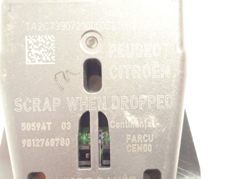 Recambio de modulo electronico para peugeot 2008 (--.2013) 1.2 12v e-thp referencia OEM IAM 9812768780  