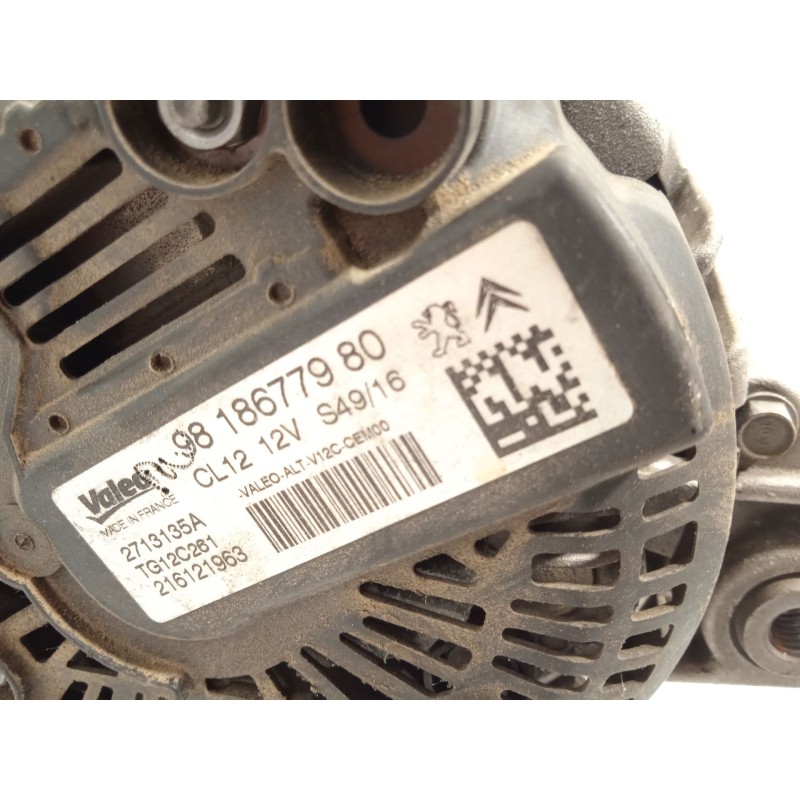 Recambio de alternador para peugeot 2008 (--.2013) 1.2 12v e-thp referencia OEM IAM 9818677980  TG12C261