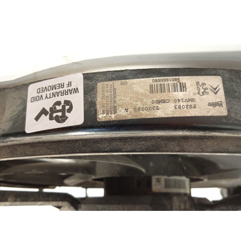 Recambio de electroventilador para peugeot 2008 (--.2013) 1.2 12v e-thp referencia OEM IAM 9801666680  T30093A