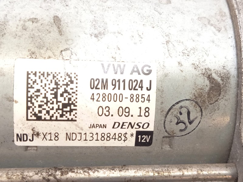 Recambio de motor arranque para seat leon (5f1) fr referencia OEM IAM 02M911024J 4280008854 