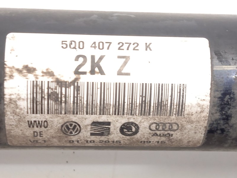 Recambio de transmision delantera derecha para seat leon st (5f8) x-perience 4drive referencia OEM IAM 5Q0407272K  