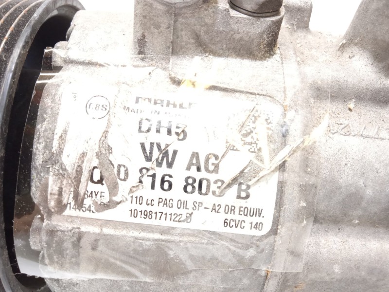 Recambio de compresor aire acondicionado para seat leon (5f1) fr referencia OEM IAM 5Q0816803B  