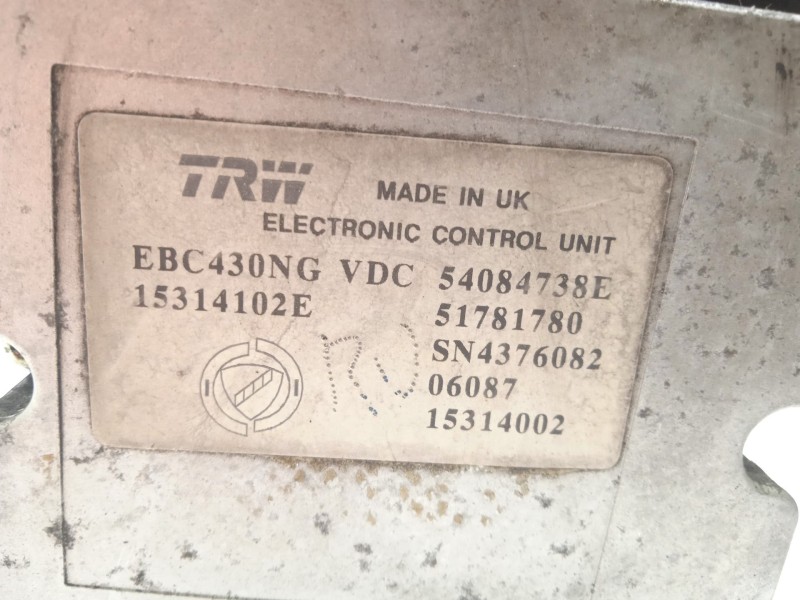 Recambio de abs para alfa romeo 159 (140) 2.4 jtd cat referencia OEM IAM 51781780 15314102E 54084738E