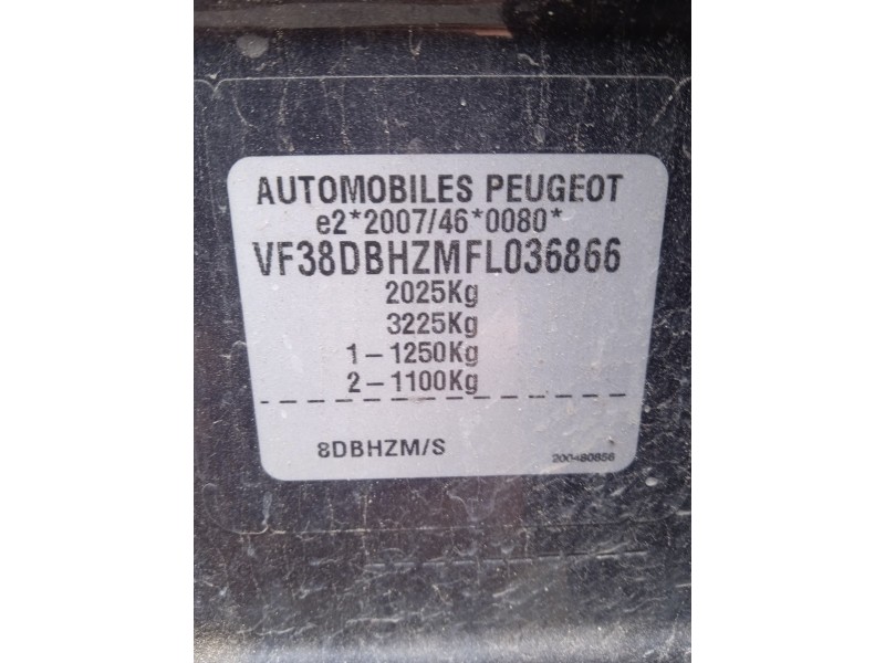 peugeot 508 i (8d_) del año 2015