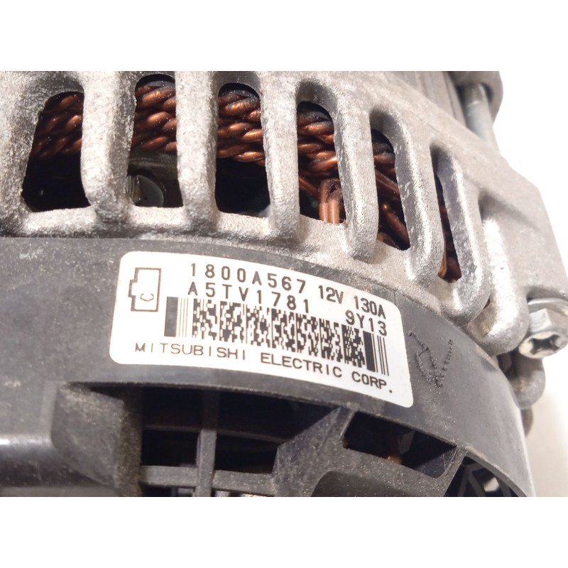 Recambio de alternador para mitsubishi asx 2.0 mivec cat referencia OEM IAM 1800A567  