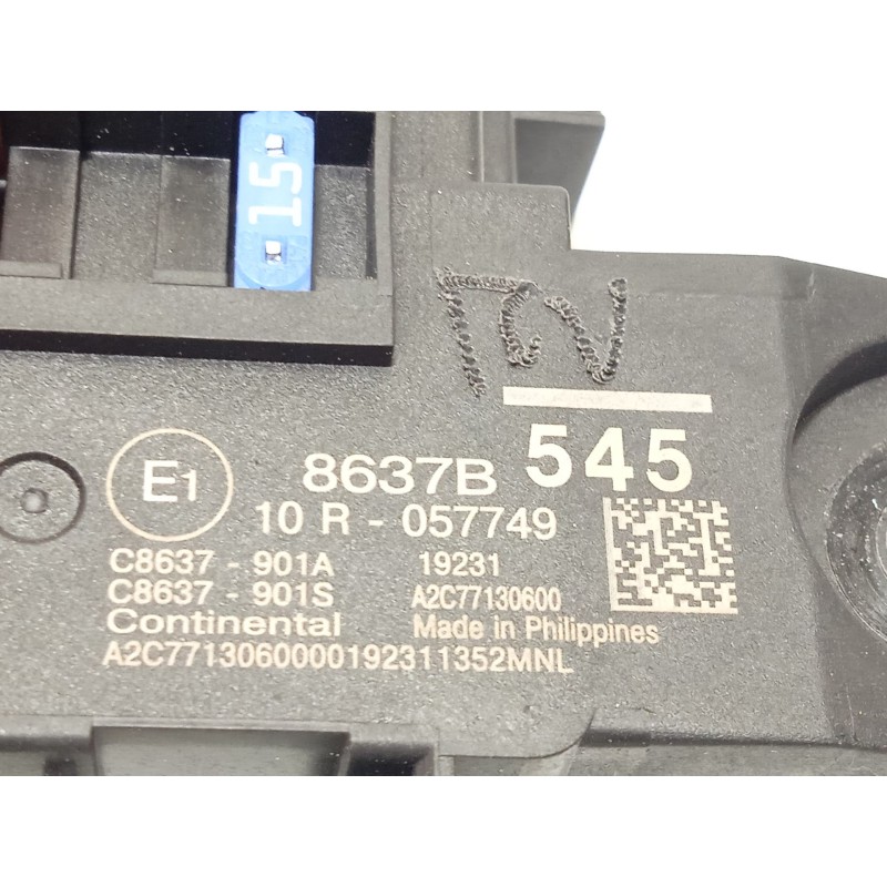 Recambio de caja reles / fusibles para mitsubishi asx 2.0 mivec cat referencia OEM IAM 8637B545  