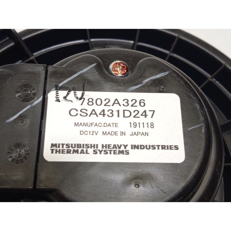 Recambio de motor calefaccion para mitsubishi asx 2.0 mivec cat referencia OEM IAM 7802A326  