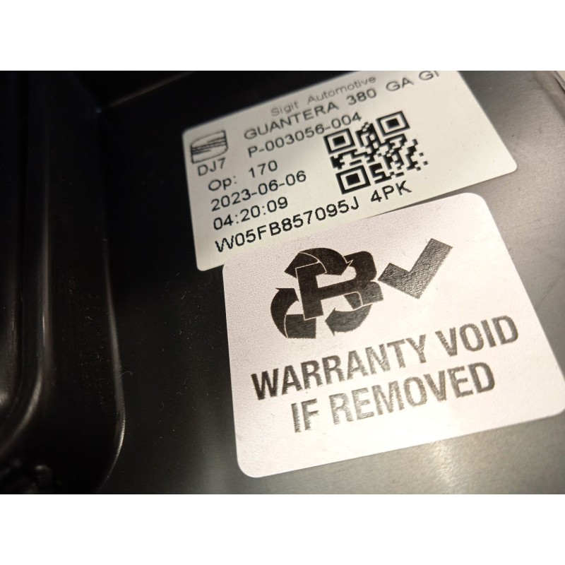 Recambio de guantera para cupra formentor (km7) 1.5 tsi referencia OEM IAM 5FB857095J 5FB857095J4PK 