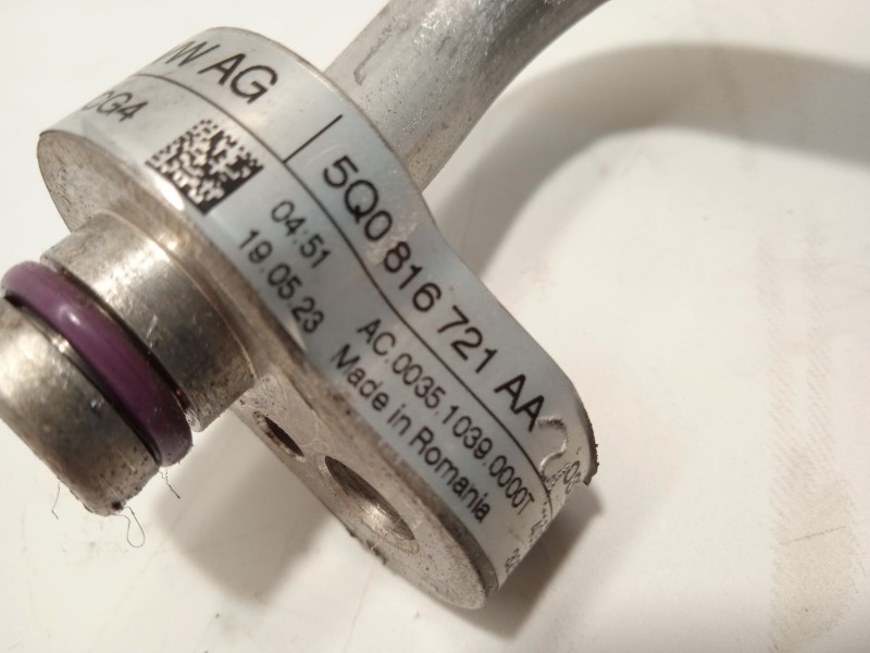 Recambio de tubos aire acondicionado para cupra formentor (km7) 1.5 tsi referencia OEM IAM 5Q0816721AA  
