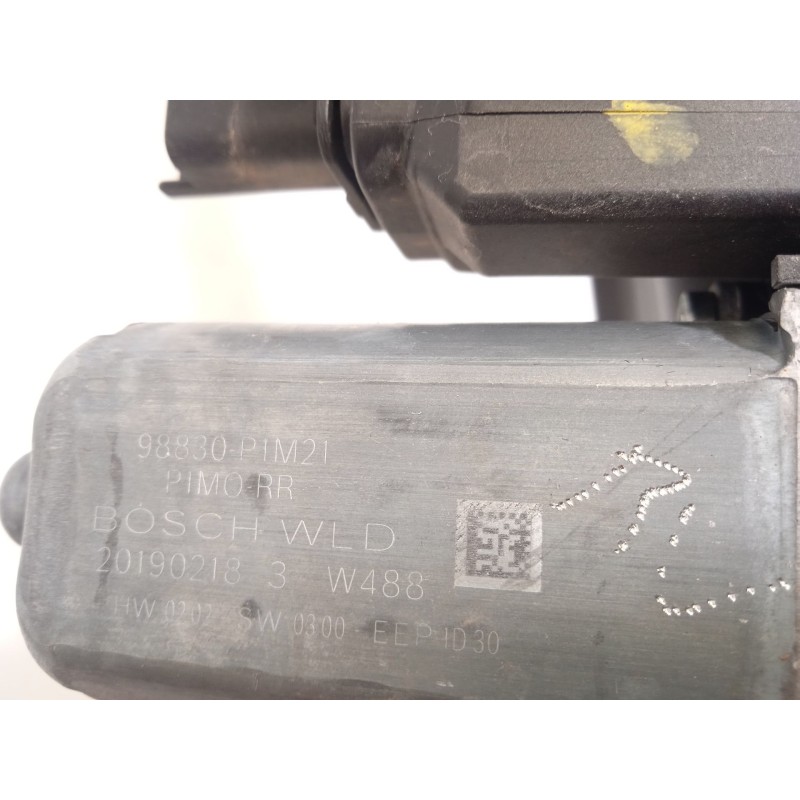 Recambio de elevalunas trasero derecho para opel crossland x 1.2 referencia OEM IAM 39187592  